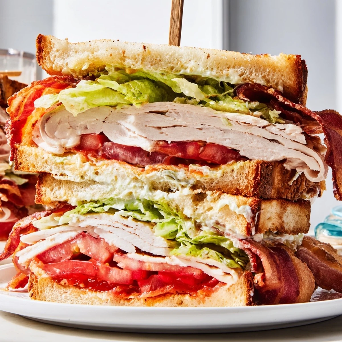 Classic Turkey Club Sandwich