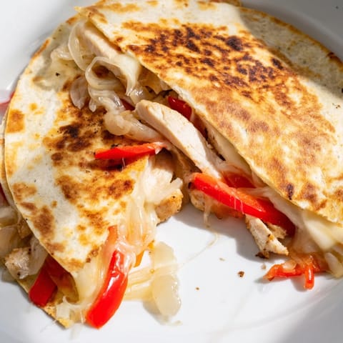 Chicken Quesadilla Grilled Cheese