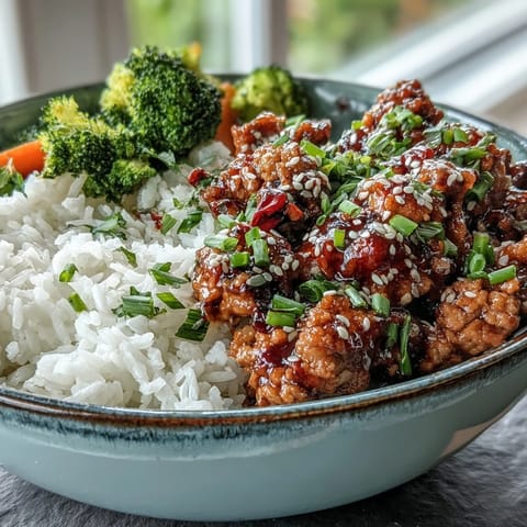 Korean-Style Ground Turkey