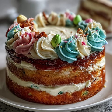 Spring Birthday Cake Pastel