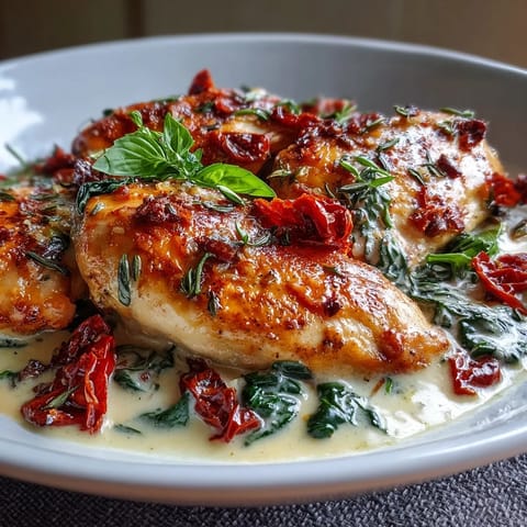 Creamy Tuscan Chicken Dish