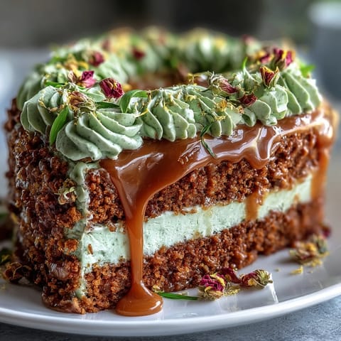 Taurus Cake: Earthy butterscotch layers adorned with delicate floral buttercream frosting.