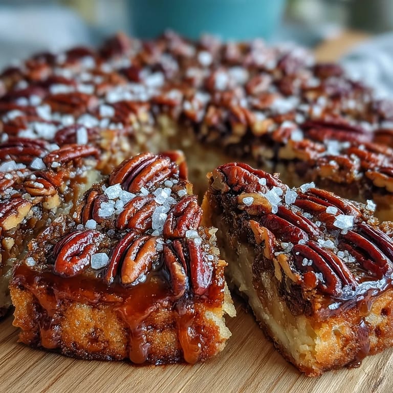 Rich brown butter cookies with crunchy pecans and a touch of flaky salt, ideal for sharing or gifting during the holidays.