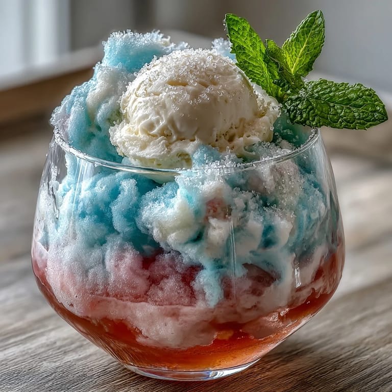Whimsical Cotton Candy Lemonade Float: Tart lemonade meets sweet cotton candy, topped with creamy vanilla ice cream for a dreamy party drink.