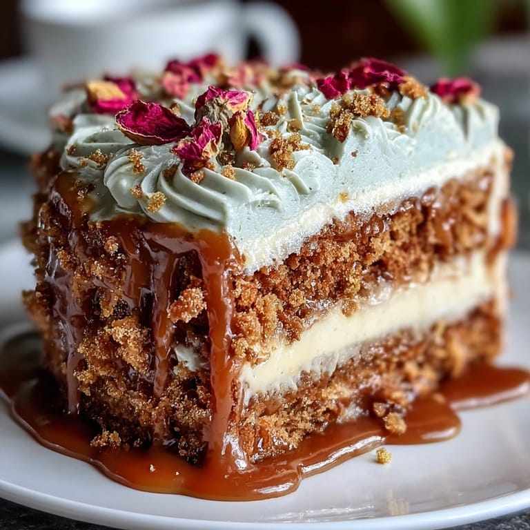 Moist Taurus Cake, showcasing decadent butterscotch filling and beautiful natural color swirls.