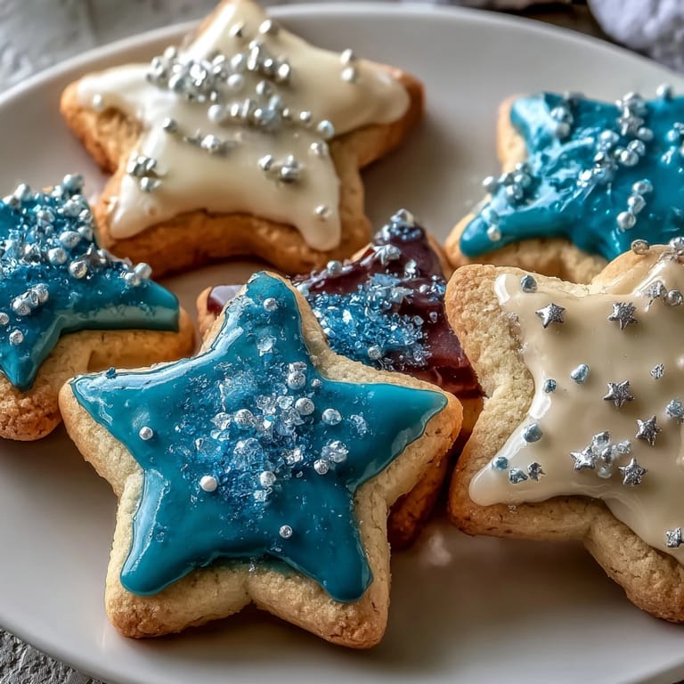 Festive Gemini Zodiac Cookies with Star Royal Icing, a sweet, homemade treat.