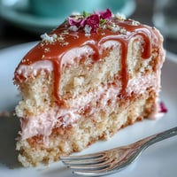 Bridal Shower Rosé Velvet Cake: elegant blush pink cake with gold drip.